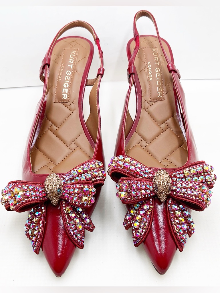 {Kurt Geiger London}Belgravia Bow Slingback Pumps
